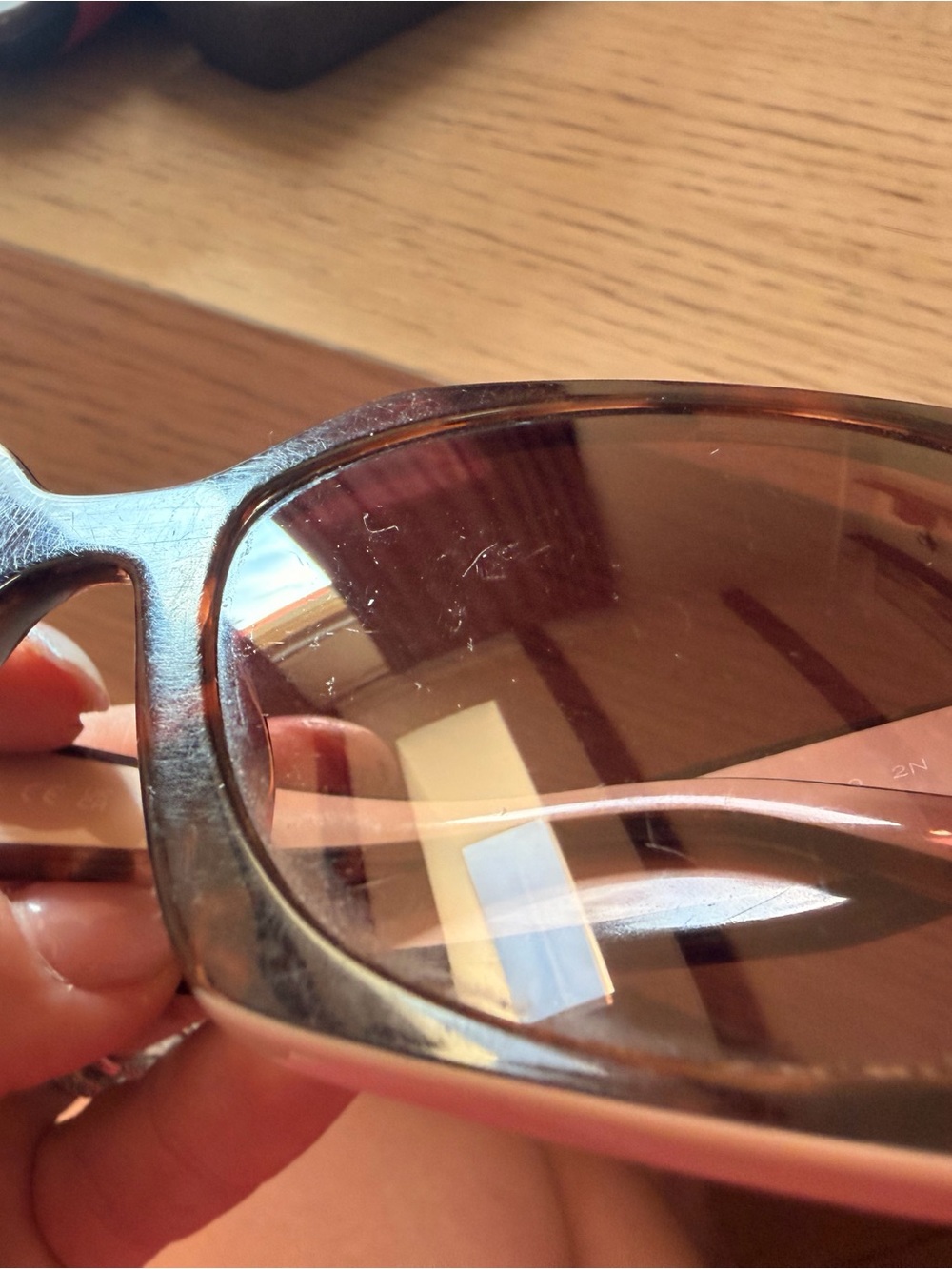 Prada Women’s Tortoiseshell and Beige Sunglasses - Brown Gradient Lenses - Picture 15 of 15